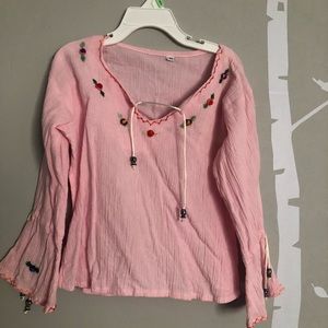 Girls Peasant Blouse